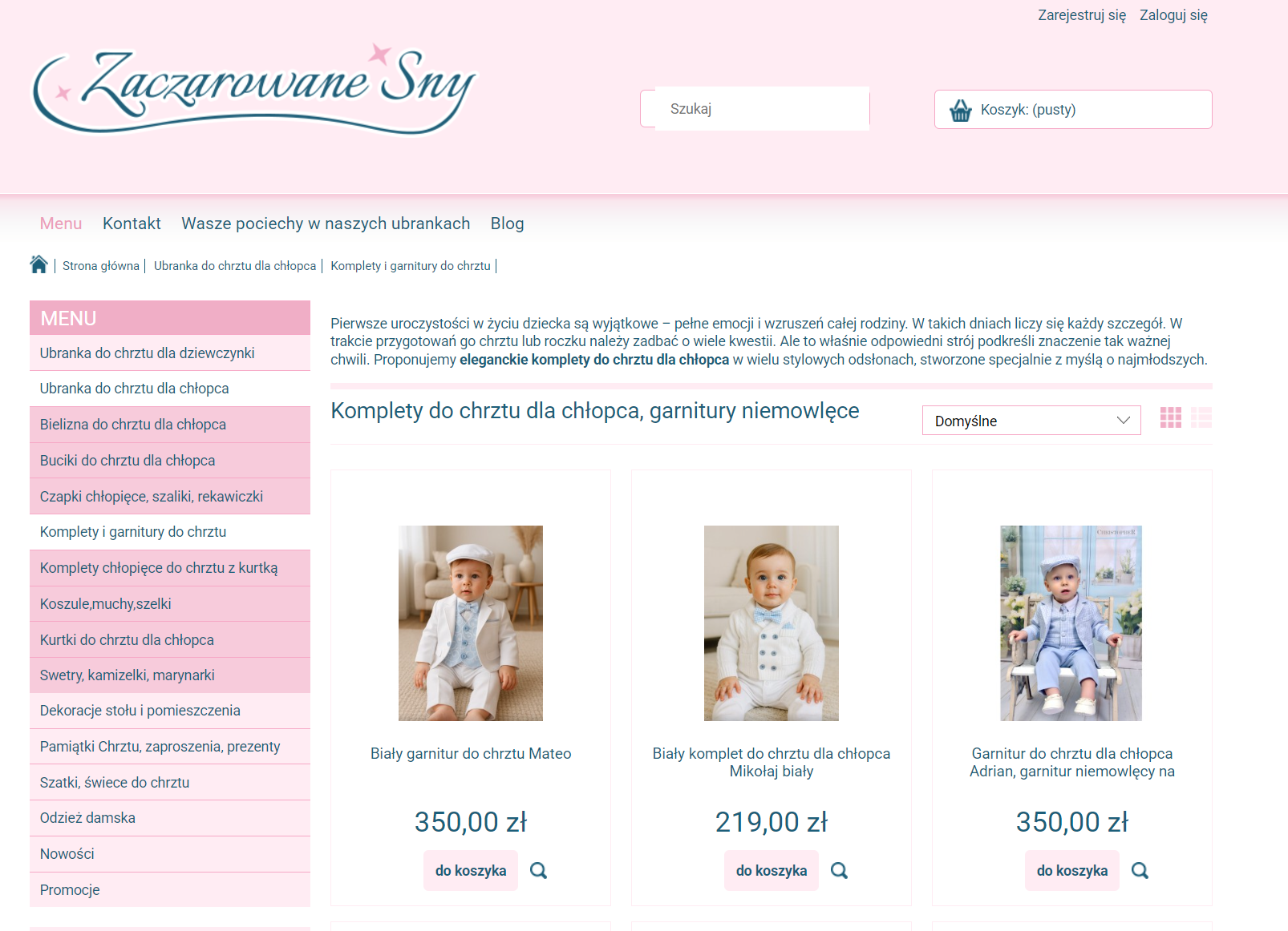 Komplet do chrztu dla chłopca – co powinien zawierać gotowy zestaw?